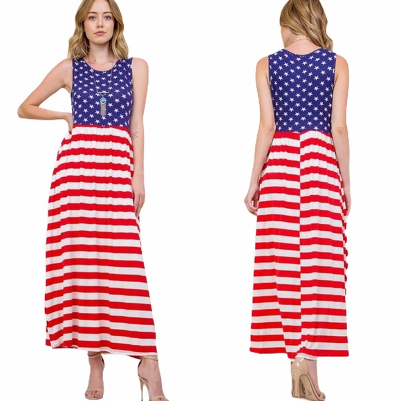 patriotic plus size dresses